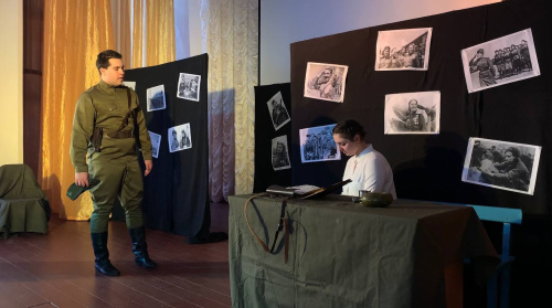 И вновь на сцене Куйбышевского филиала  спектакль «У войны не женское лицо»