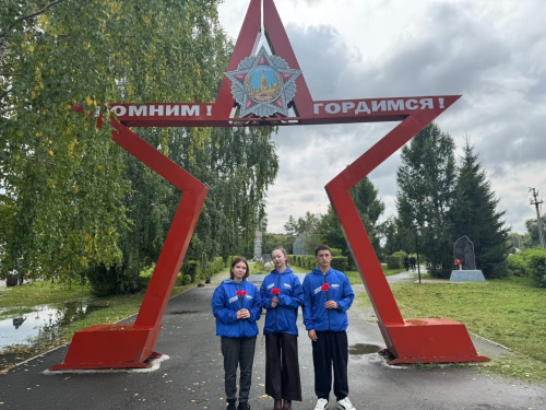 Память героев жива: студенты Куйбышевского филиала ФГБОУ ВО «НГПУ» почтили память павших в борьбе с милитаризмом