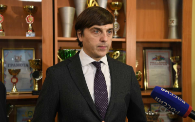 Поздравление  с Днём Победы Министра просвещения Российской Федерации Сергея Кравцова