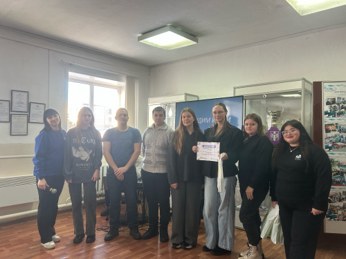 Команда Куйбышевского филиала ФГБОУ ВО «НГПУ» – призеры Районного КВИЗа «Молодежный ритм»!