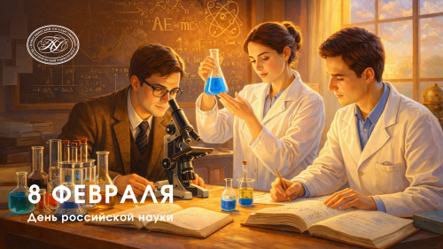 Поздравление и.о. ректора Сергея Александровича Нелюбова с Днем российской науки!