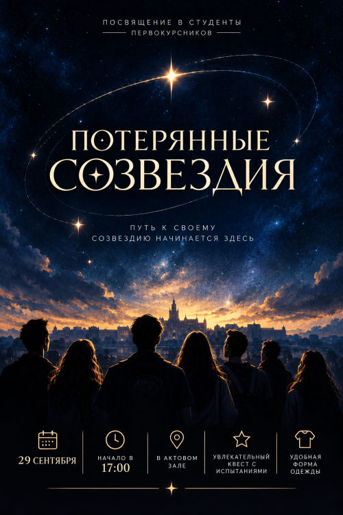 Посвящение в студенты первокурсников